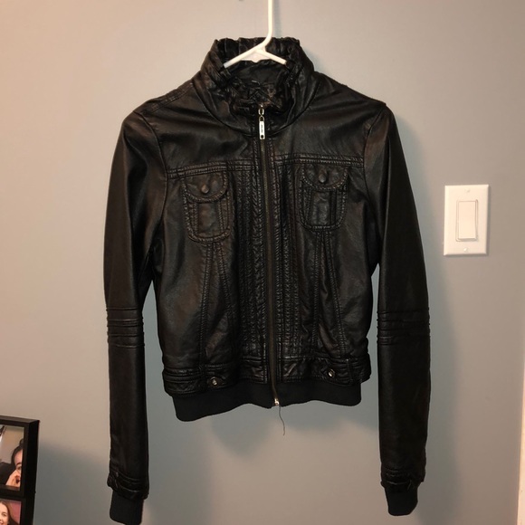 3/$30 Leather jacket - Picture 1 of 5